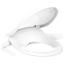 PureWash M250 Round-Front Bidet Toilet Seat with Adjustable Water Position and Pressure, Automatically Rinsing Self-Cleaning Wand, Quiet-Close, Quick-Release, and Quick-Attach Technologies