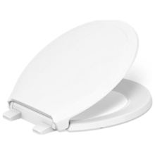 Rutledge Round Closed-Front Toilet Seat with Quiet-Close, Nightlight, and ReadyLatch