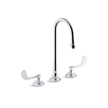 Triton 0.5 GPM Widespread Bathroom Faucet with Two Wristblade Lever Handles