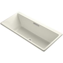 66" Drop In Soaking Bath Tub with Center Drain from the Reve Collection