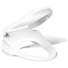 PureWash E590 Elongated Bidet Toilet Seat with Heated Seat, Self-Cleaning UV Technology, Adjustable Water Temperature, Warm-air Drying, and 2 Spray Options