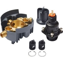 Rite Temp Pressure-Balancing Valve Body and Cartridge Kit with Service Stops - Supplied Loose