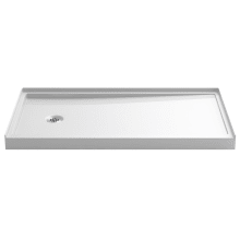 Rely 32" x 60" Shower Base with Single Threshold and Left Drain