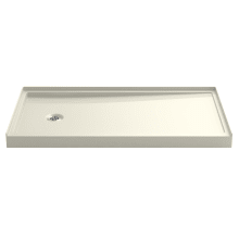 Rely 32" x 60" Shower Base with Single Threshold and Left Drain