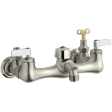 Knoxford service sink faucet with loose-key stops and lever handles