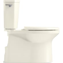 Irvine Comfort Height Two-Piece Elongated 1.28 GPF Toilet with Continuous Clean Tank, Skirted Trapway, Revolution 360 and AquaPiston Flushing Technologies and Left-Hand Trip Lever