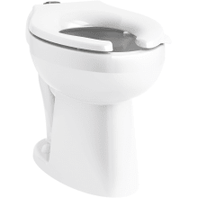 Highcliff Ultra Elongated Chair Height Toilet Bowl Only with Bedpan Lugs - Less Seat