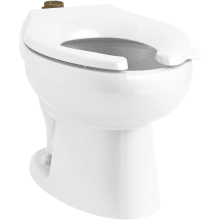 Juvenile Ultra Elongated Juvenile Height Toilet Bowl Only with Antimicrobial Finish - Less Seat