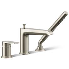 Hint Deck Mounted Roman Tub Filler with Built-In Diverter - Includes Hand Shower