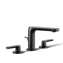 Avid 1.2 GPM Widespread Bathroom Faucet with Pop-Up Drain Assembly