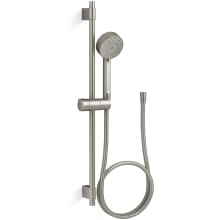 Awaken 2.5 GPM Multi Function Hand Shower Package with MasterClean Sprayface - Includes Slide Bar and Hose