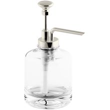 Artifacts Free Standing Glass Soap Dispenser