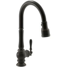 Artifacts 1.5 GPM Single Hole Pull Down Kitchen Faucet