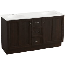 Damask 60" Vanity Cabinet Only - Toe Kick Installation Type