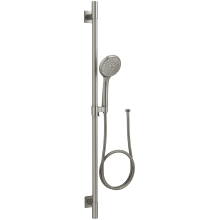 Awaken 1.75 GPM Multi-Function Hand Shower Package with MasterClean Sprayface - Includes Slide Bar and Hose
