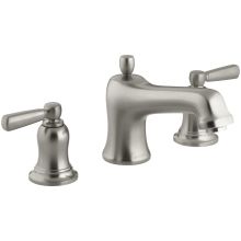 Double Handle Deck Mounted Roman Tub Filler Trim with Metal Lever Handles from the Bancroft Series