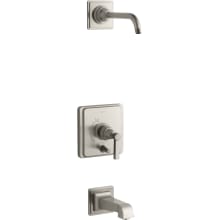 Pinstripe Tub and Shower Trim Package with Lever Handle - Less Shower Head and Rough In