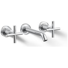 Purist 1.2 GPM Wall Mounted Widespread Bathroom Faucet