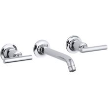 Purist 1.2 GPM Wall Mounted Widespread Bathroom Faucet