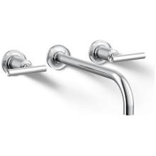 Purist 1.2 GPM Wall Mounted Widespread Bathroom Faucet