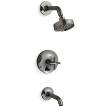 Purist Tub and Shower Trim Package with 2.5 GPM Single Function Shower Head with Rite-Temp Technology