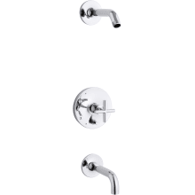 Purist Tub and Shower Trim Package with Rite-Temp Technology