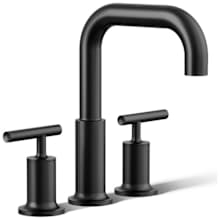 Purist Deck Mounted Roman Tub Filler with Dual Lever Handle