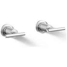 Purist Deck or Wall Mount Bath Faucet Handle Trim with Lever Design