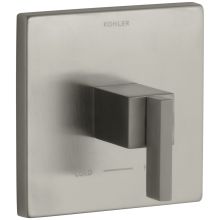 Single Handle Thermostatic Valve Trim Only with Metal Lever Handle from the Loure Collection