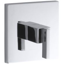 Single Handle Thermostatic Valve Trim Only with Metal Lever Handle from the Loure Collection