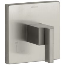 Single Handle Volume Control Trim Only with Metal Lever Handle from the Loure Collection