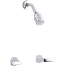 Double Handle Shower Only Trim with Single Function Shower Head from the Coralais Series