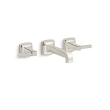 Riff 1.2 GPM Wall Mounted Widespread Bathroom Faucet