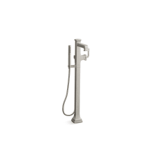 Riff Floor Mounted Tub Filler with Built-In Diverter - Includes Hand Shower
