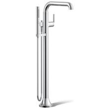 Tone Floor Mounted Tub Filler with Built-In Diverter - Includes Hand Shower