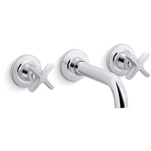Castia by Studio McGee 1.2 GPM Wall Mounted Widespread Bathroom Faucet