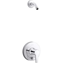 Pitch Rite-Temp Shower Trim Package with Integrated Diverter - Less Shower Head