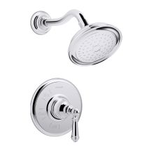 Artifacts Shower Trim Package with Single Function Shower Head and Katalyst Technology