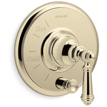Artifacts Two Function Pressure Balanced Valve Trim Only with Single Lever Handle and Integrated Diverter - Less Rough In