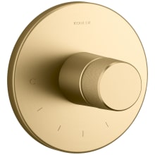 Components Single Function Thermostatic Valve Trim Only with Single Knob Handle - Less Rough In