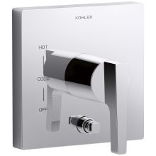 Honesty Two Function Pressure Balanced Valve Trim Only with Single Lever Handle and Integrated Diverter - Less Rough In