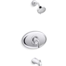 Remodel Tub and Shower Trim Package with 2.5 GPM Single Function Shower Head