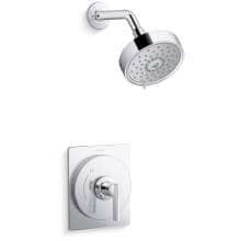 Castia by Studio McGee Shower Only Trim Package with 2.5 GPM Multi Function Shower Head with MasterClean Sprayface