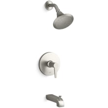 Pitch Tub and Shower Trim Package with 2.5 GPM Single Function Shower Head