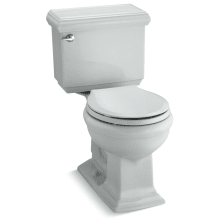 Memoirs Classic 1.28 GPF Two-Piece Round Comfort Height Toilet with AquaPiston Technology - Seat Not Included
