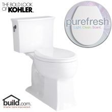 Archer 1.28 GPF Elongated Two Piece Comfort Height Toilet with Purefresh Technology (Seat and Tank Included)