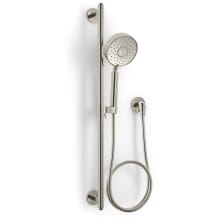 Purist 2.5 GPM Multi-Function Handshower Kit with MasterClean and Katalyst - Includes Slidebar, Hose, and Wall Supply