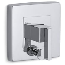 Single Handle Rite-Temp Pressure Balanced Valve Trim Only with Diverter and Metal Lever Handle from the Loure Collection