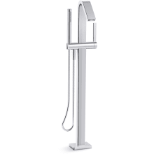 Loure Floor Mounted Tub Filler with Hand Shower