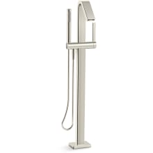 Loure Floor Mounted Tub Filler with Hand Shower